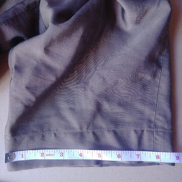 NEW WITH TAGS Vince size 16 silky pants trousers olive green taupe brown - Picture 4 of 10